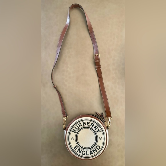Burberry Louise Logo Canvas Crossbody Bag - Picture 3 of 7
